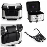 HD Pan America 1250 ST Special RA1250S RA1250 Aluminum Side Top Cases Luggage Tail Box W/Mounting Plate System Bracket Inner Liner - pazoma