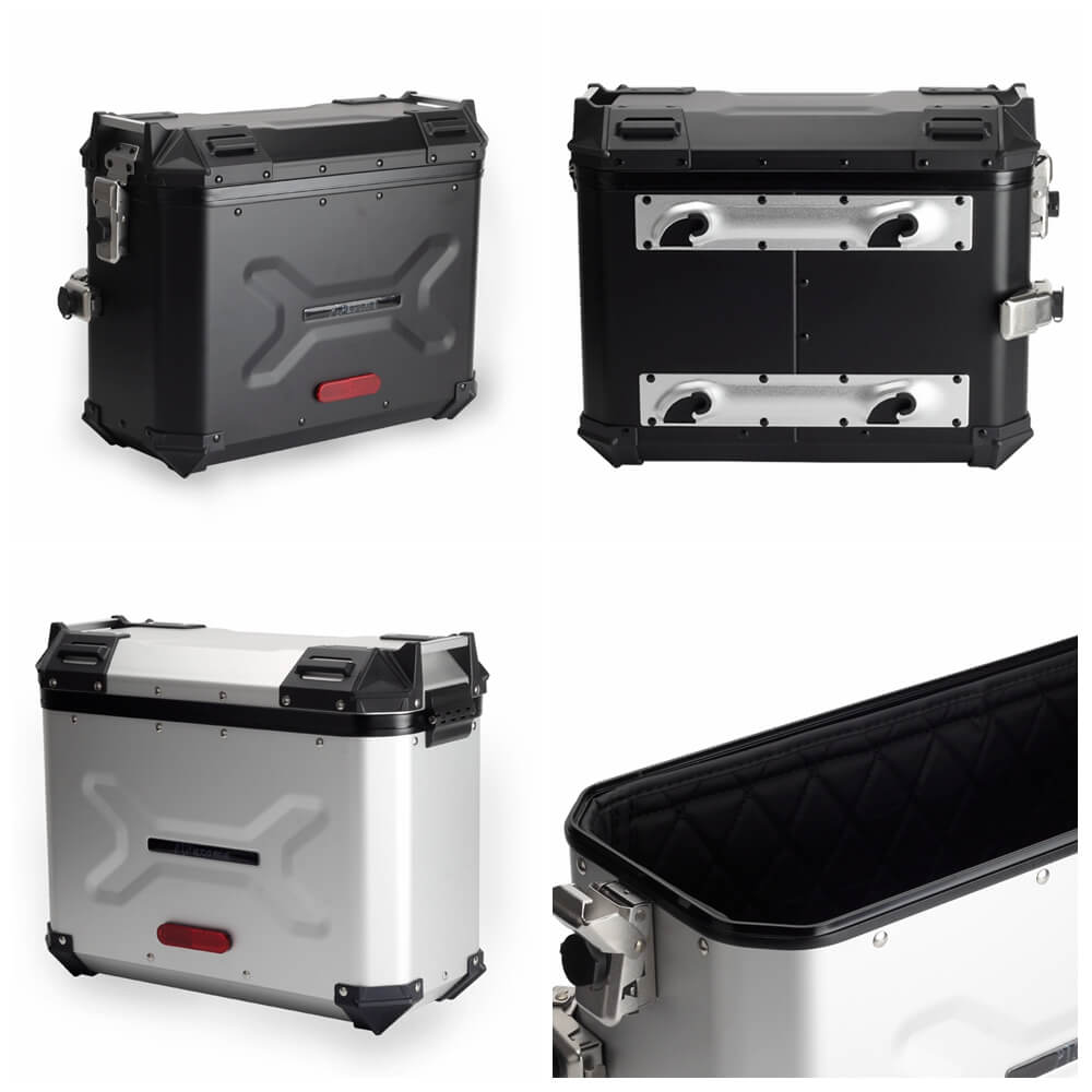 HD Pan America 1250 ST Special RA1250S RA1250 Aluminum Side Top Cases Luggage Tail Box W/Mounting Plate System Bracket Inner Liner - pazoma