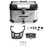 Aluminum Side Top Cases Rear Luggage Tail Box W/Mounting Plate System Bracket for Harley Pan America CVO Special RA1250S RA1250 - pazoma