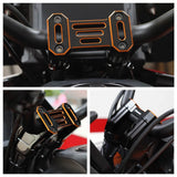 Harley Pan America 1250 ST Special CVO RA1250S Pull Back Handlebar Risers Offset Backward Adapters Back Move Mount w/Top Clamp Cover