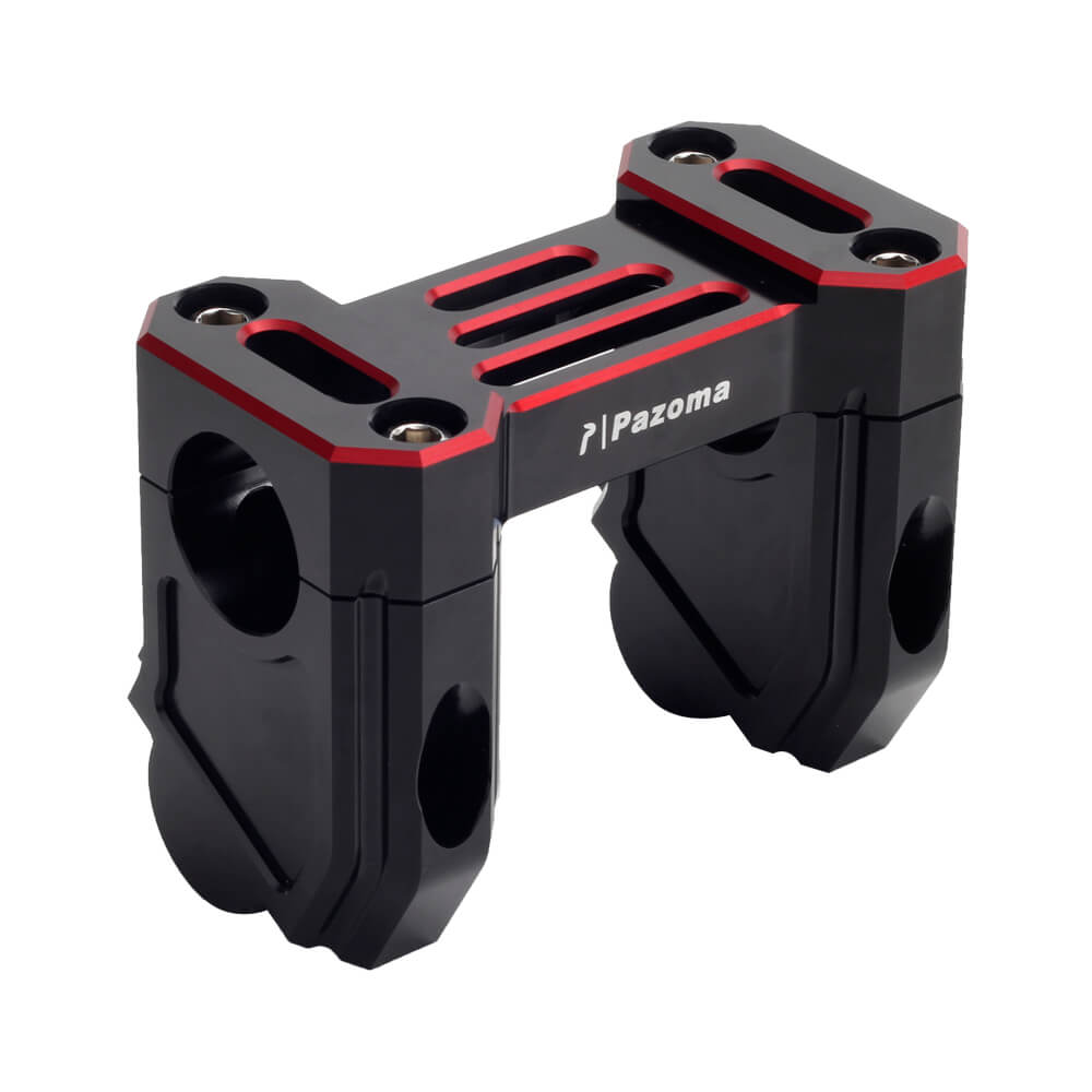 Back Move Mount Handlebar Risers Pull Back Riser W/ Top Clamp Cover Kit For Harley Pan America 1250 ST Special CVO RA1250S SE 2021-2025 - pazoma