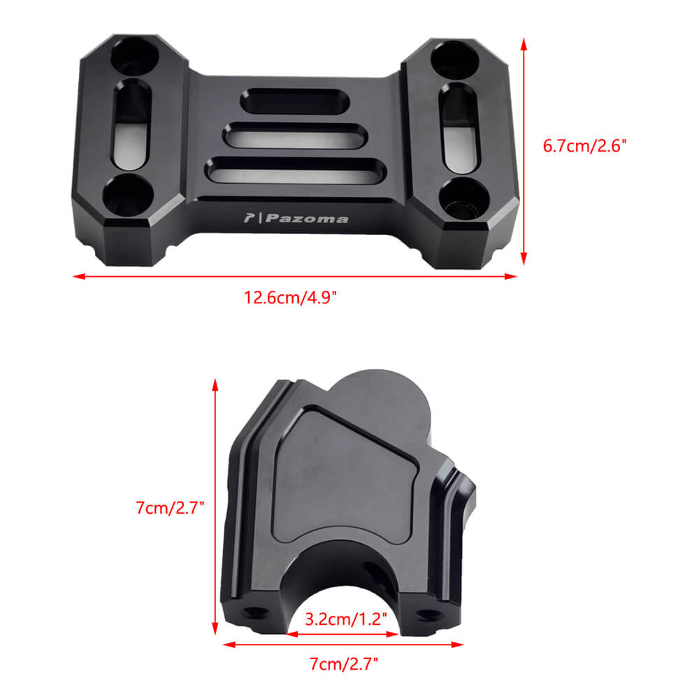 Back Move Mount Handlebar Risers Pull Back Riser W/ Top Clamp Cover Kit For Harley Pan America 1250 ST Special CVO RA1250S SE 2021-2025 - pazoma