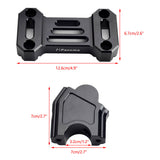 Harley Pan America 1250 ST Special CVO RA1250S Pull Back Handlebar Risers Offset Backward Adapters Back Move Mount w/Top Clamp Cover - pazoma