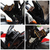 Harley Pan America 1250 ST Special CVO RA1250S Pull Back Handlebar Risers Offset Backward Adapters Back Move Mount w/Top Clamp Cover - pazoma