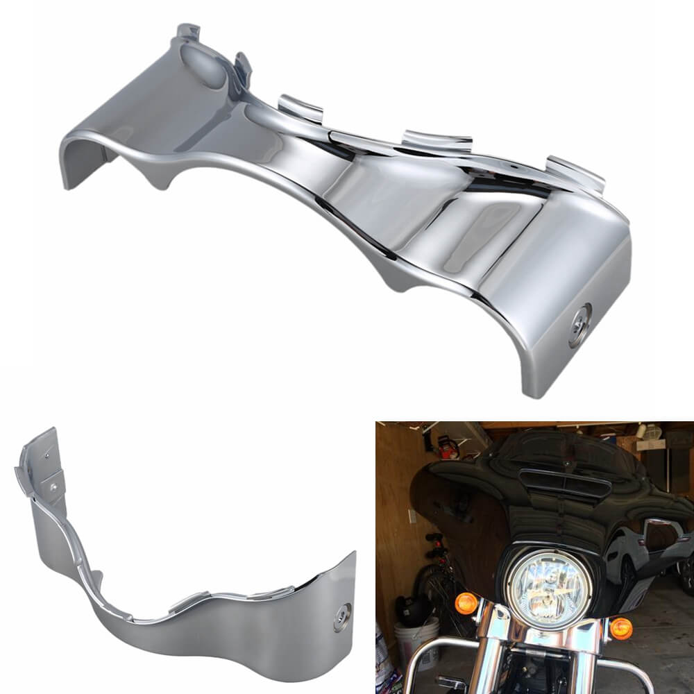 Harley 2014-2024 Touring Ultra Classic Limited Electra Glide Street Glide FLHX FHLT FLH FLHTCU Outer Fairing Skirt Batwing Lower Trim - pazoma