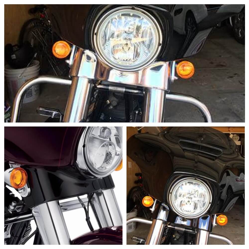 Harley 2014-2024 Touring Ultra Classic Limited Electra Glide Street Glide FLHX FHLT FLH FLHTCU Outer Fairing Skirt Batwing Lower Trim - pazoma