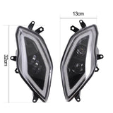 LED Headlight Headlamp Assembly with Daylight Running Light DRL for BMW S1000XR K49 2015-2019 "plug & play" Brighter than stock - pazoma