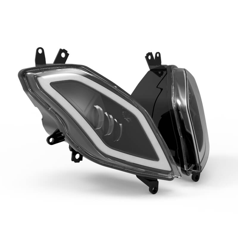 LED Headlight Headlamp Assembly with Daylight Running Light DRL for BMW S1000XR K49 2015-2019 "plug & play" Brighter than stock - pazoma