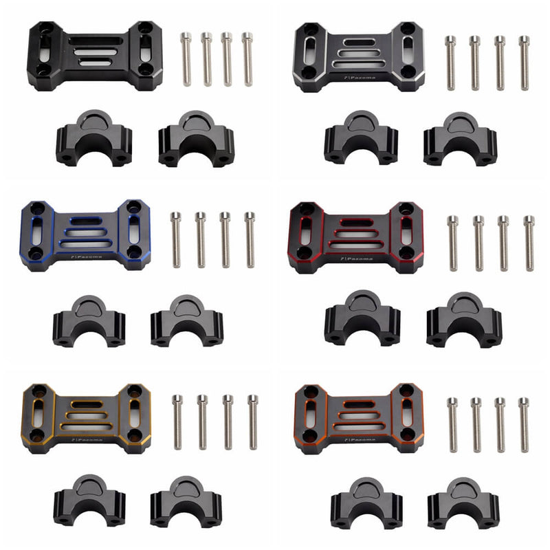 CNC Aluminum Handlebar Riser Extension 1'' W/ Top Clamp Cover Kit For Harley Pan America 1250 ST Special RA1250S CVO RA1250SE 2021- - pazoma