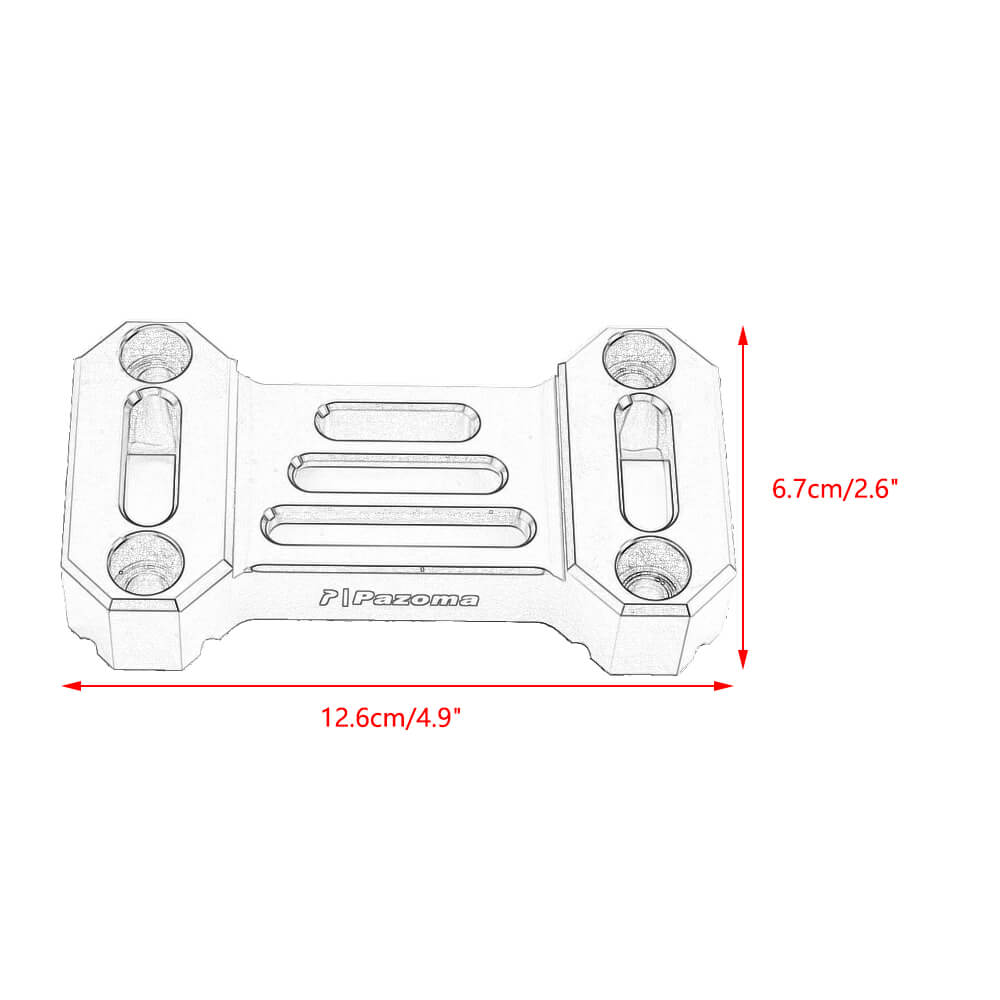 CNC Aluminum Handlebar Riser Top Clamp Cover Support For Harley Davidson Pan America 1250 ST Special CVO RA1250SE RA1250S 2021-2025 - pazoma