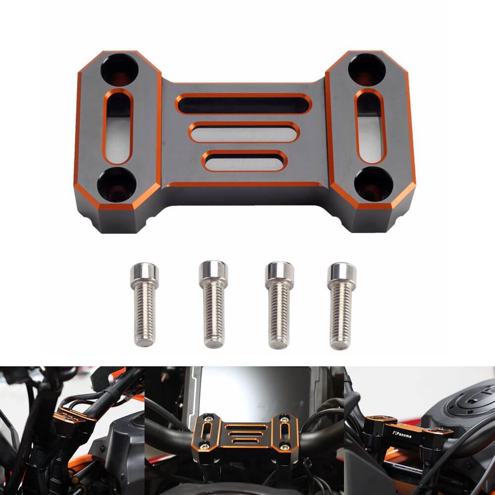 CNC Aluminum Handlebar Riser Top Clamp Cover Support For Harley Davidson Pan America 1250 ST Special CVO RA1250SE RA1250S 2021-2025 - pazoma