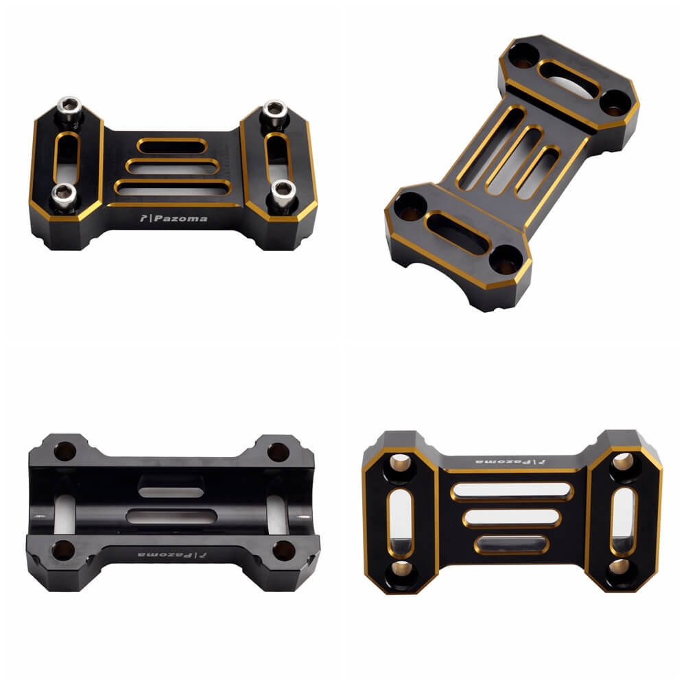 CNC Aluminum Handlebar Riser Top Clamp Cover Support For Harley Davidson Pan America 1250 ST Special CVO RA1250SE RA1250S 2021-2025 - pazoma