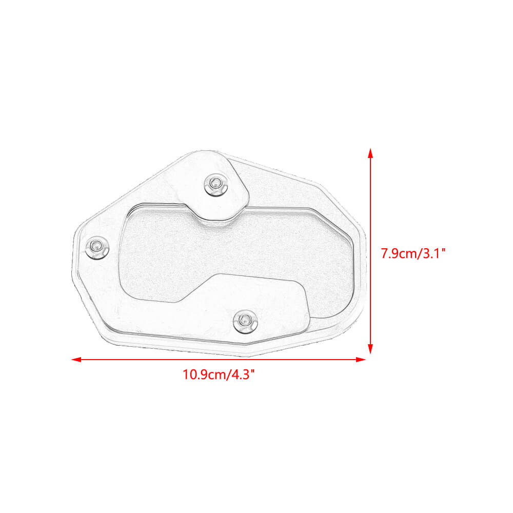 CNC Kickstand Side Stand Enlarge Extension Foot Pad Support For Harley Davidson Pan America 1250 Special RA1250S RA1250 2021-2024 - pazoma