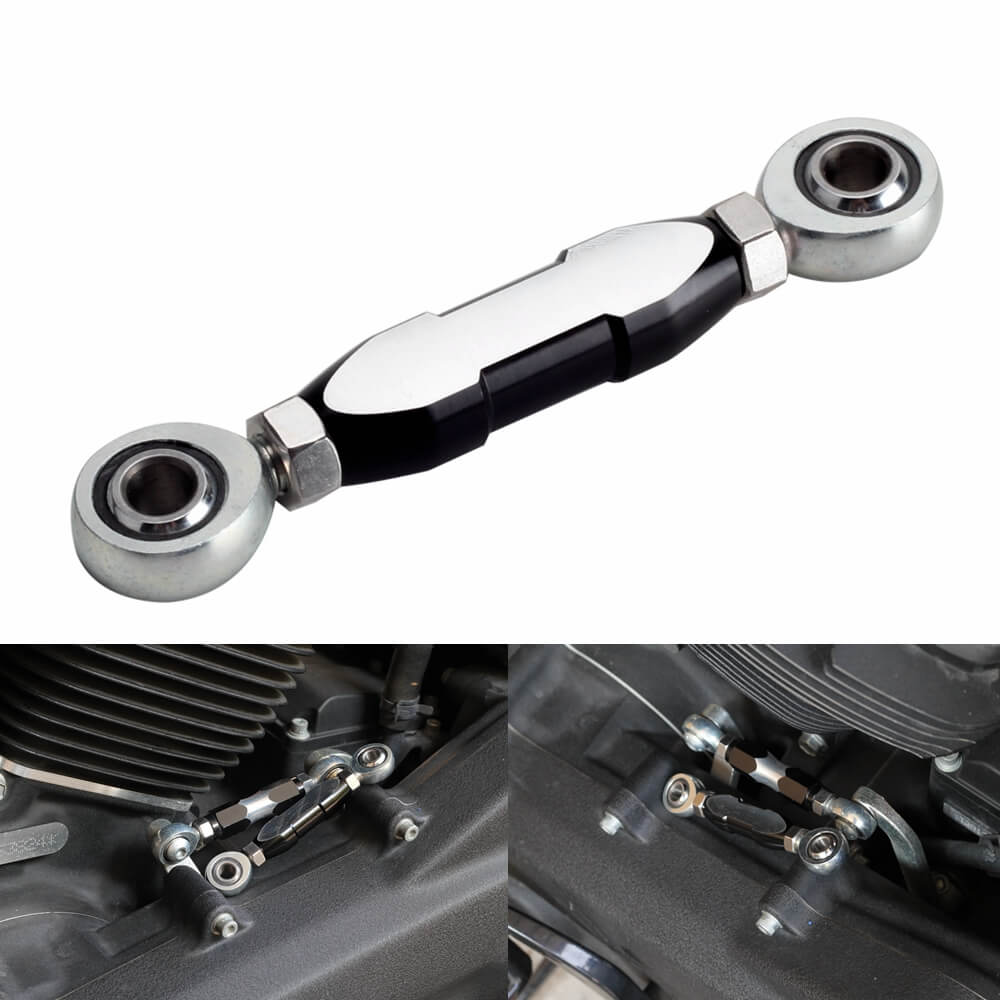 Harley Softail Low Rider FXLR S FXLRS ST FXLRST Street Bob FXBB Standard FXST Dyna FXR CNC Mid-Control Adjustable Shift Linkage Rod - pazoma
