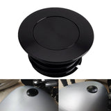 CNC Pop-up Flush Mount Vented Low-Profile Gas Oil Tank Fuel Cap For Harley Softail M8 Street Bob Breakout Standard 114 S 2018-2023 - pazoma