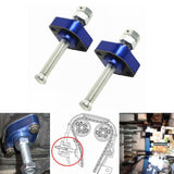 2002-2008 HONDA VFR800 Adjustable Manual Cam Timing Chain Tensioner RED BLUE BLACK 2 PIECE - pazoma