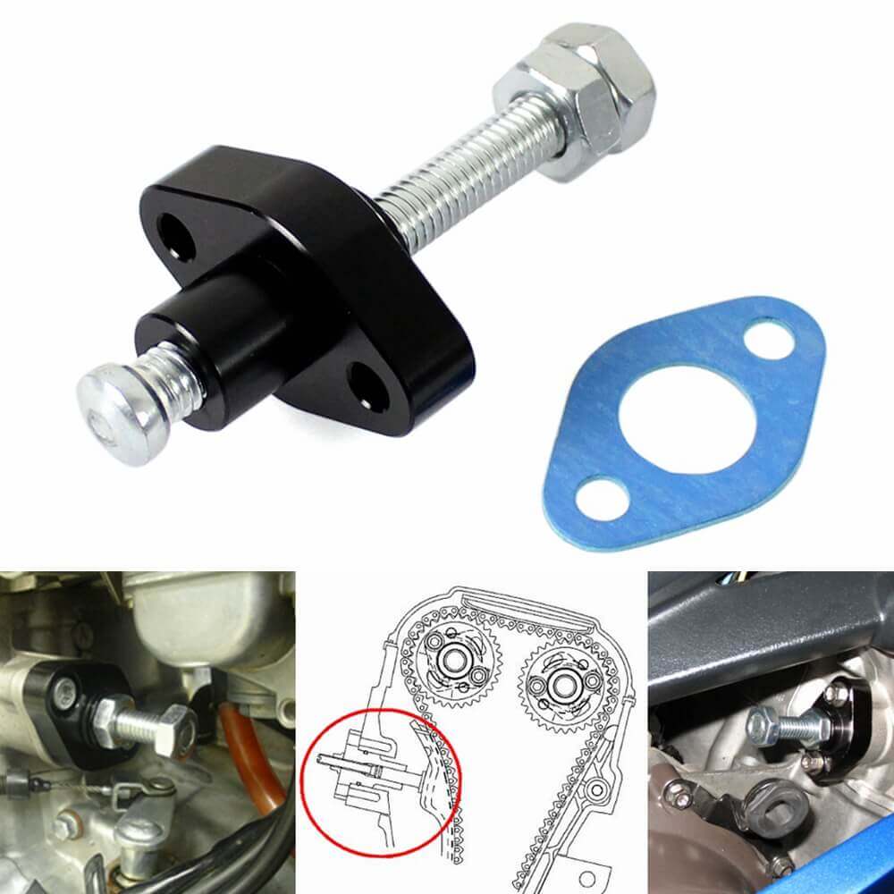 Manual Adjuster Timing Cam Chain Tensioner For Suzuki Off-Road DR SP DRZ 100 125 200 250 350 370 400 500 SE 1978-2013 - pazoma