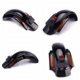 Black LED CVO Style Rear Fender System For Harley Touring Road King Electra Road Street Glide FLHR FLHT FLHX 2009-2013 - pazoma