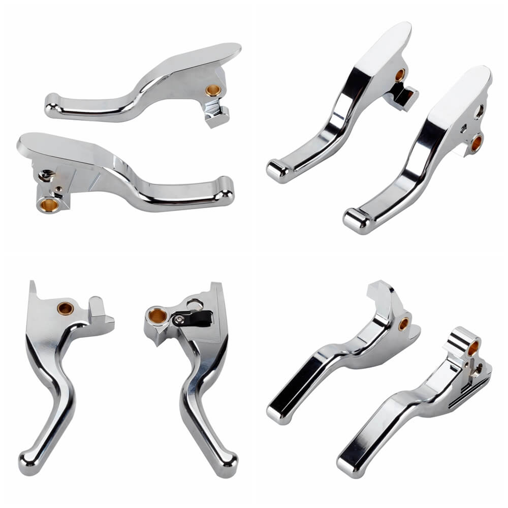 CNC Shorty Hand Control Lever Kit Brake Clutch Levers For Harley Softail Low Rider S Sport Glide Standard Street Bob 15-2024 - pazoma