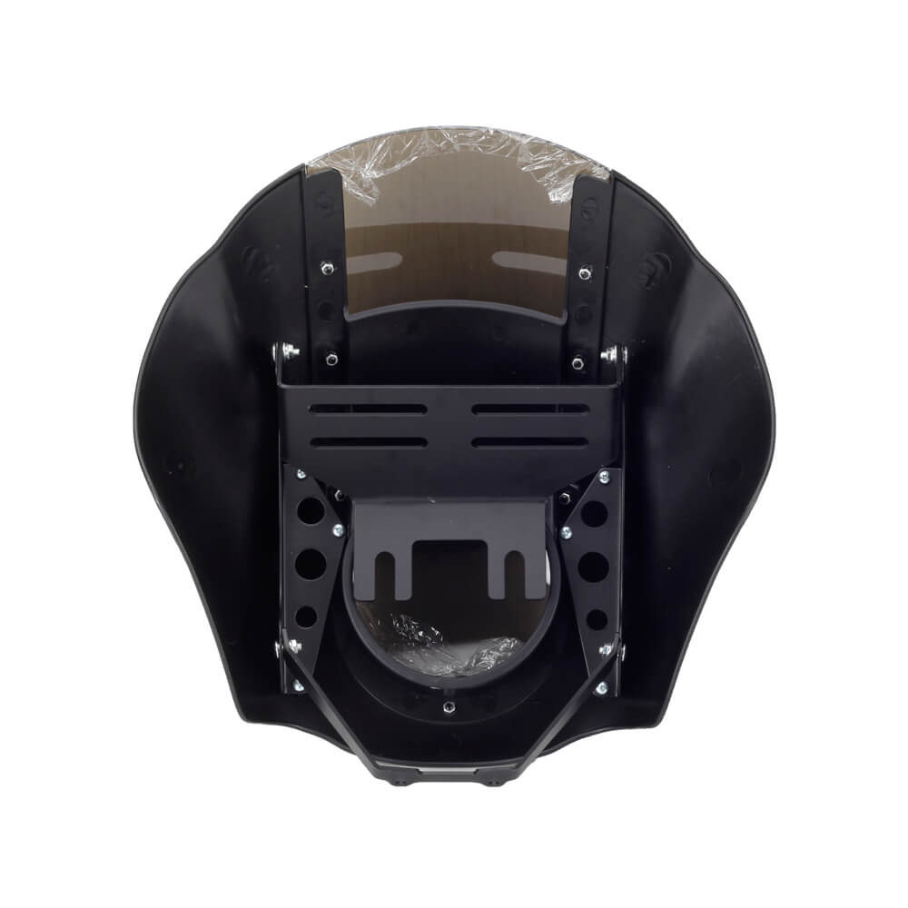 Club Style 5.75" Headlight Quarter Fairing Windshield w/Headlight Relocation Block Mounting kit For Harley Softail M8 Low Rider S  FXLRS - pazoma