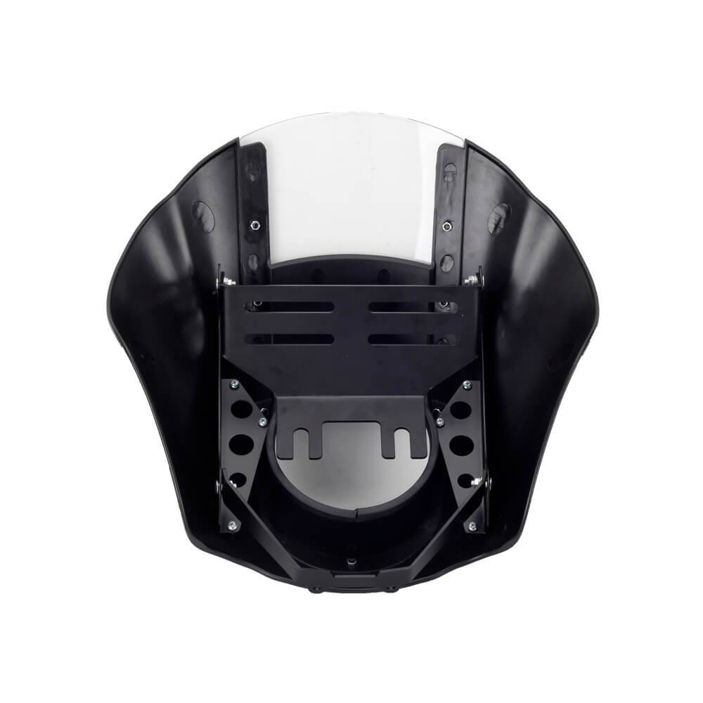 Harley Softail Low Rider S FXLRS M8 Headlight Quarter Fairing Windshield w/ Headlight Relocation Block Mounting kit 2020-2025 - pazoma