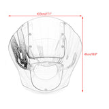 Harley Softail Low Rider S FXLRS M8 Headlight Quarter Fairing Windshield w/ Headlight Relocation Block Mounting kit 2020-2025 - pazoma
