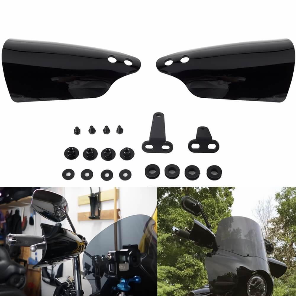 Club Style HD PC Handguards Hand Guard For Harley Touring Road King FLHR Electra Glide Ultra Limited CVO/SE FLHTK FLHTKSE 2021-2024 - pazoma