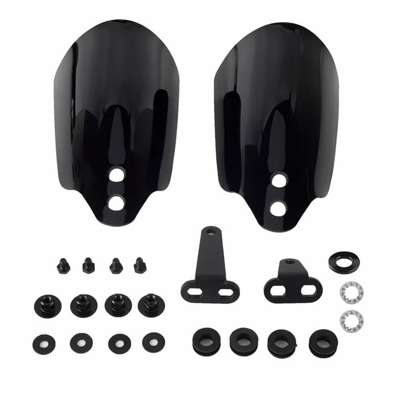 2004-2022 Harley Sportster XL 883 1200 C R N L X 48 Forty-Eight Iron Custom Low Nightster Roadster Club Style Handguards Hand Guard - pazoma