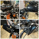 2004-2022 Harley Sportster XL 883 1200 C R N L X 48 Forty-Eight Iron Custom Low Nightster Roadster Club Style Handguards Hand Guard - pazoma