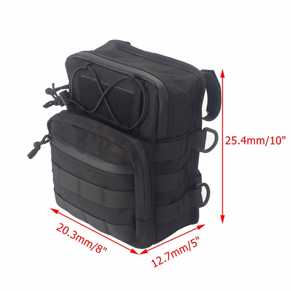 Utility Molle Bar Handlebar T-Bar Bag Handle Bags For Harley Dyna Street Bob FXBB Softail Sportster Tool Pouch Trunk Storage Bag - pazoma