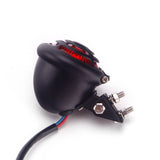 Custom Motorcycle Streetfighter LED Bates Style Rear Stop Tail Light Black Red Lens For Harley Davidson Street Fighter - pazoma