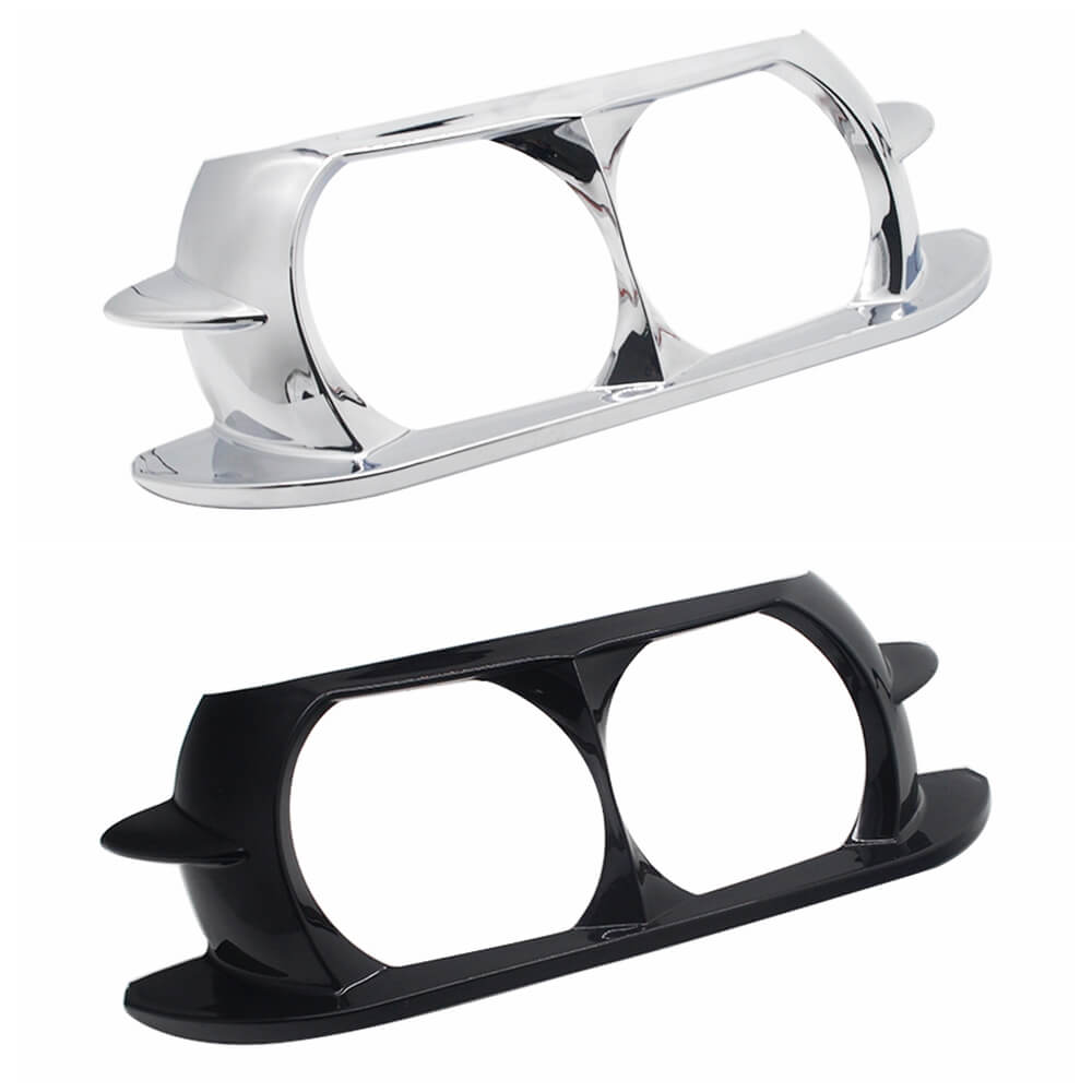Motorcycle Dual Headlamp Headlight Trim Cover Bezel for Harley Road Glide 2015-2024 - pazoma
