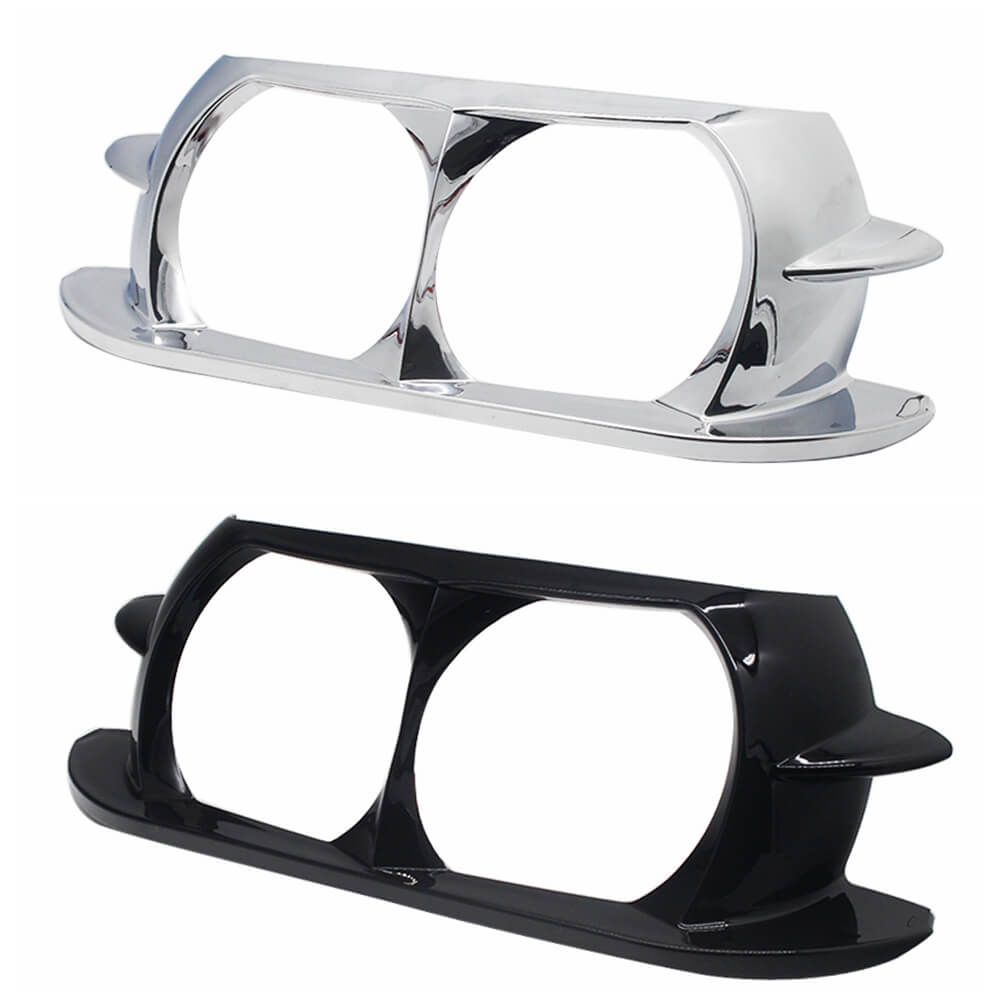 Motorcycle Dual Headlamp Headlight Trim Cover Bezel for Harley Road Glide 2015-2024 - pazoma