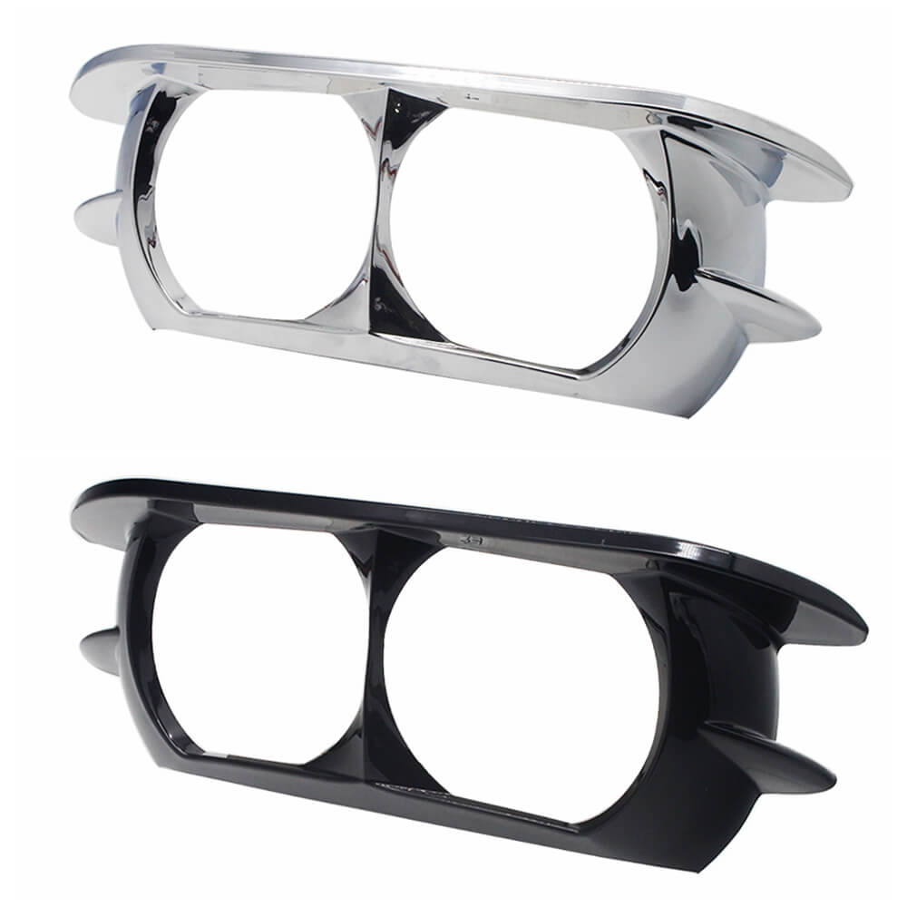 Motorcycle Dual Headlamp Headlight Trim Cover Bezel for Harley Road Glide 2015-2024 - pazoma