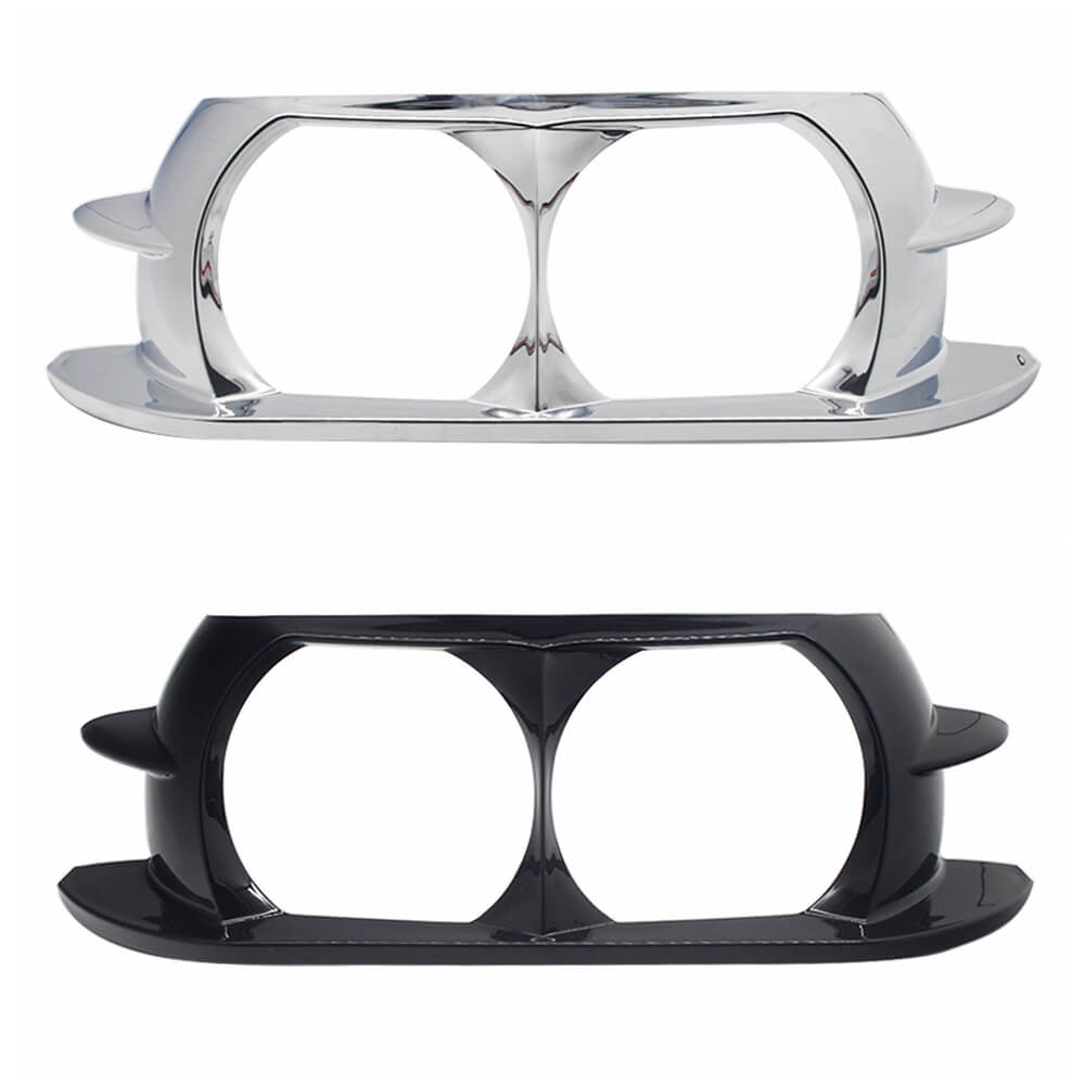 Motorcycle Dual Headlamp Headlight Trim Cover Bezel for Harley Road Glide 2015-2024 - pazoma