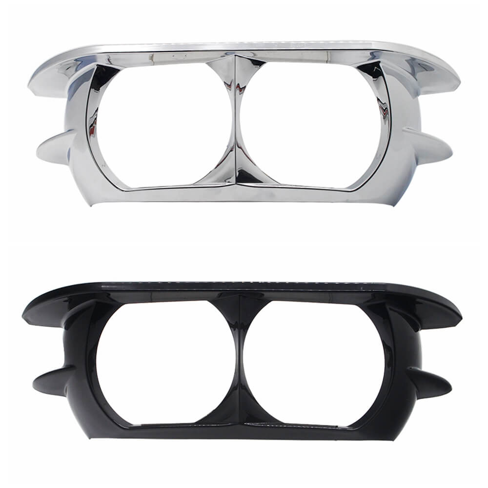 Motorcycle Dual Headlamp Headlight Trim Cover Bezel for Harley Road Glide 2015-2024 - pazoma