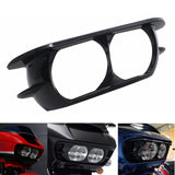 Motorcycle Dual Headlamp Headlight Trim Cover Bezel for Harley Road Glide 2015-2024 - pazoma