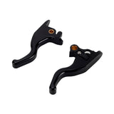 CNC Shorty Hand Control Brake Clutch Levers Kit For Harley Softail M8 Fat Bob FXFB FXBR FXSB FLDE FLSTN/I FLFB FLSTF/I FLSTFB - pazoma