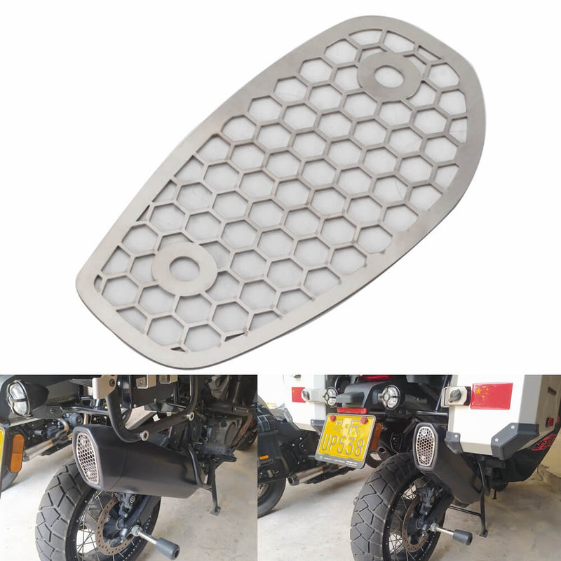 Harley Pan America 1250 ST CVO Special RA1250SE RA1250S Exhaust Muffler Tailpipe End Cap Guard Grill Protective Cover Mesh Outlet Covering Screens - pazoma