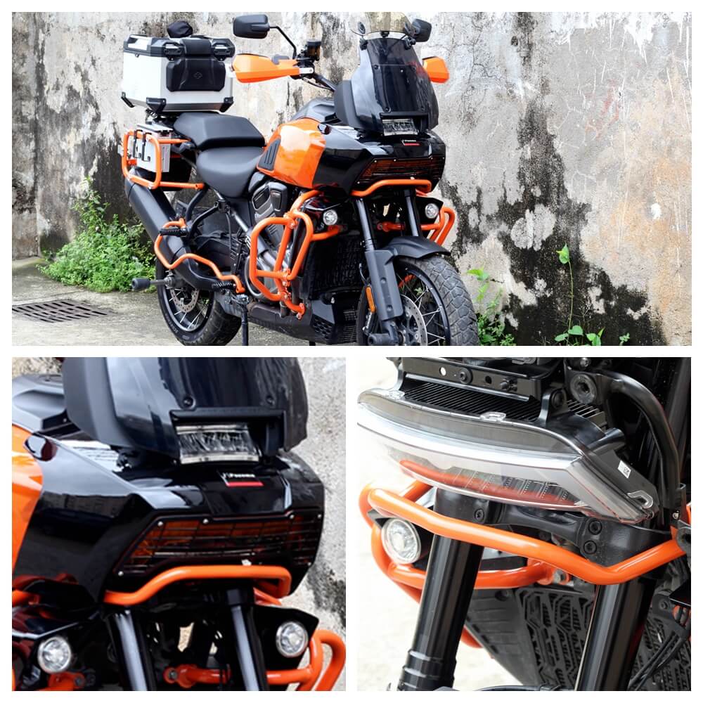 For Harley-Davidson Pan America 1250 ST RA1250ST Special RA1250S RA1250 Headlight Bumper Guard Crash Bar Protector Steel 2021-2025 - pazoma