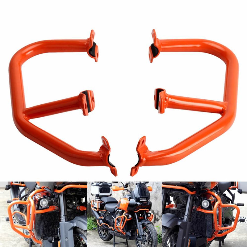 Brush Bumper Extension Engine Guard Highway Crash Bar Stunt Cage Protector Protection For Harley Pan America 1250 ST Special RA1250S CVO 21-25 - pazoma