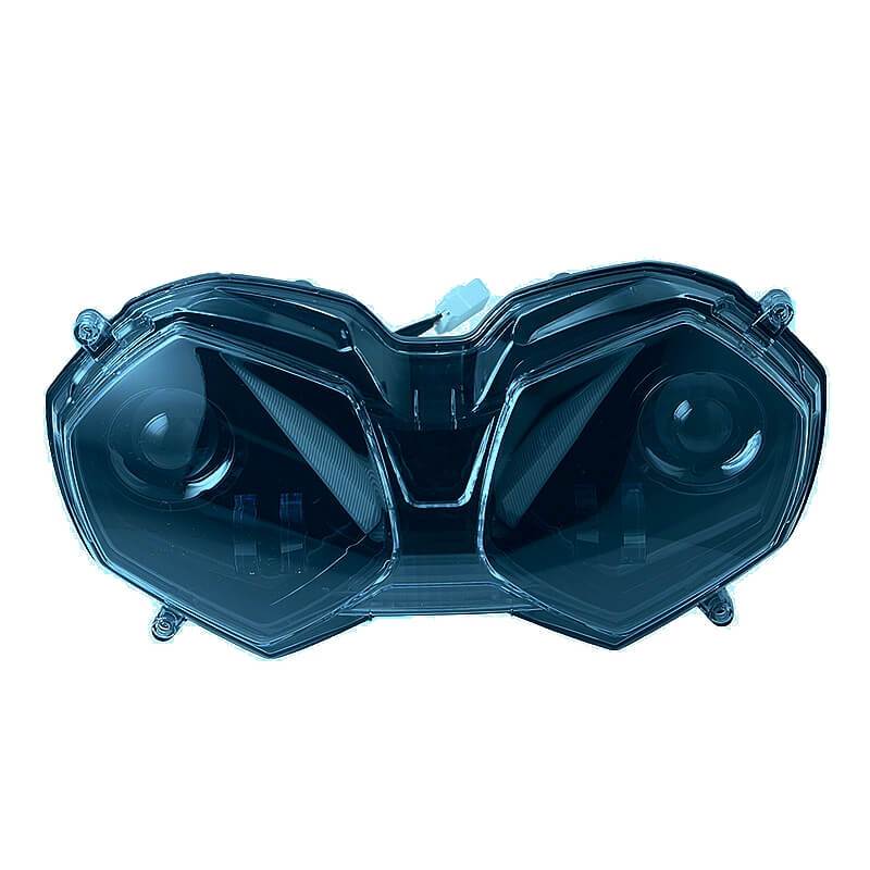 LED Projection Headlight Headlamp Assembly Angel Eyes DRL Replacement Headlight For Triumph Tiger 800 / Tiger Explorer XC 2010-2017 - pazoma