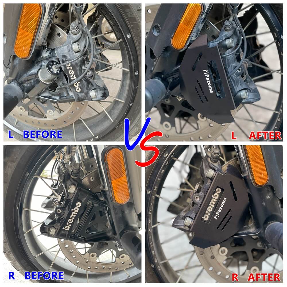 Front Left Right Brake Caliper Cover Guard Protection Side Protectors Fit For Harley Pan America 1250 ST RA1250ST Special RA1250 RA1250S 2021-2025 - pazoma