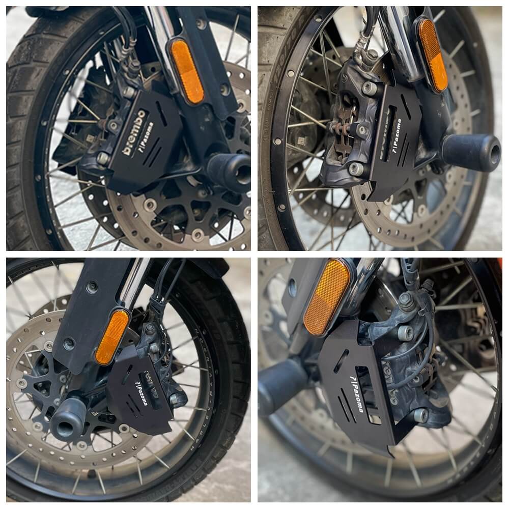 Front Left Right Brake Caliper Cover Guard Protection Side Protectors Fit For Harley Pan America 1250 ST RA1250ST Special RA1250 RA1250S 2021-2025 - pazoma