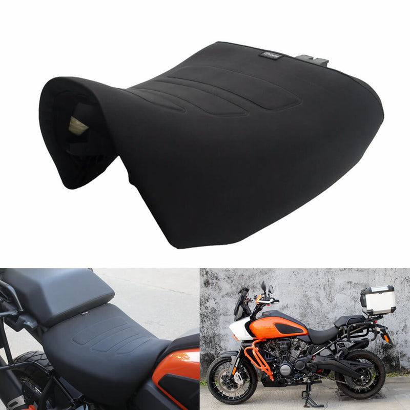 Front Rider Driver Solo Seat lowers 1-inch Gel Pad Seat For Harley Pan America 1250 Special RA1250S RA1250 2021-2025 - pazoma