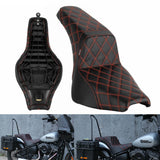 Front Driver & Rear Passenger LS Seat For Harley M8 Softail Street Bob Standard Slim FLDE FLHC FLHCS FLSL FXBB FXBBS FXST 2018-2024 - pazoma