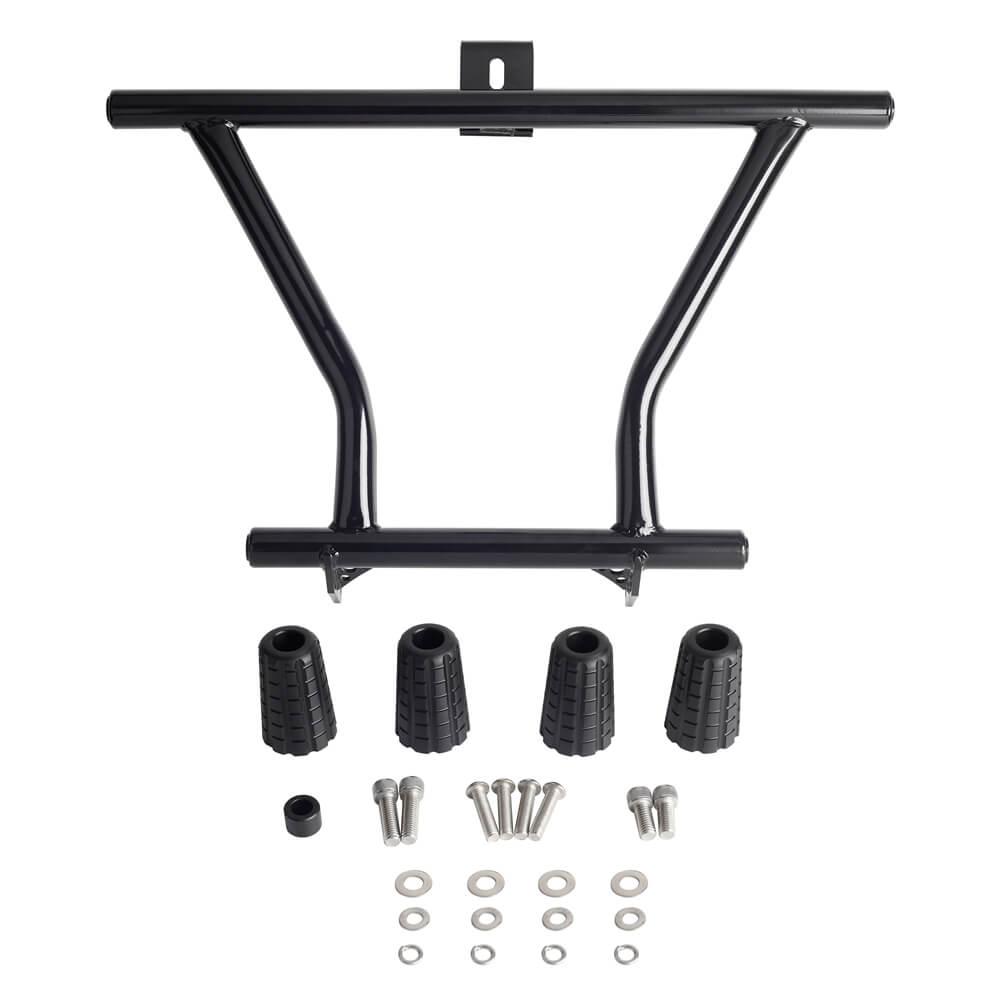 Front Highway Peg High 2 Step Crash Bar Engine Guard crash cage For Harley Softail Street Bob Low Rider Fat Bob 114 Standard 2018-2024 - pazoma