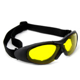 Anti-UV Motorcycle Motorbike motocross off-road dirt bike Pilot Shooting Eye Protection Windproof Goggles Moto Helmet Glasses PC lens - pazoma