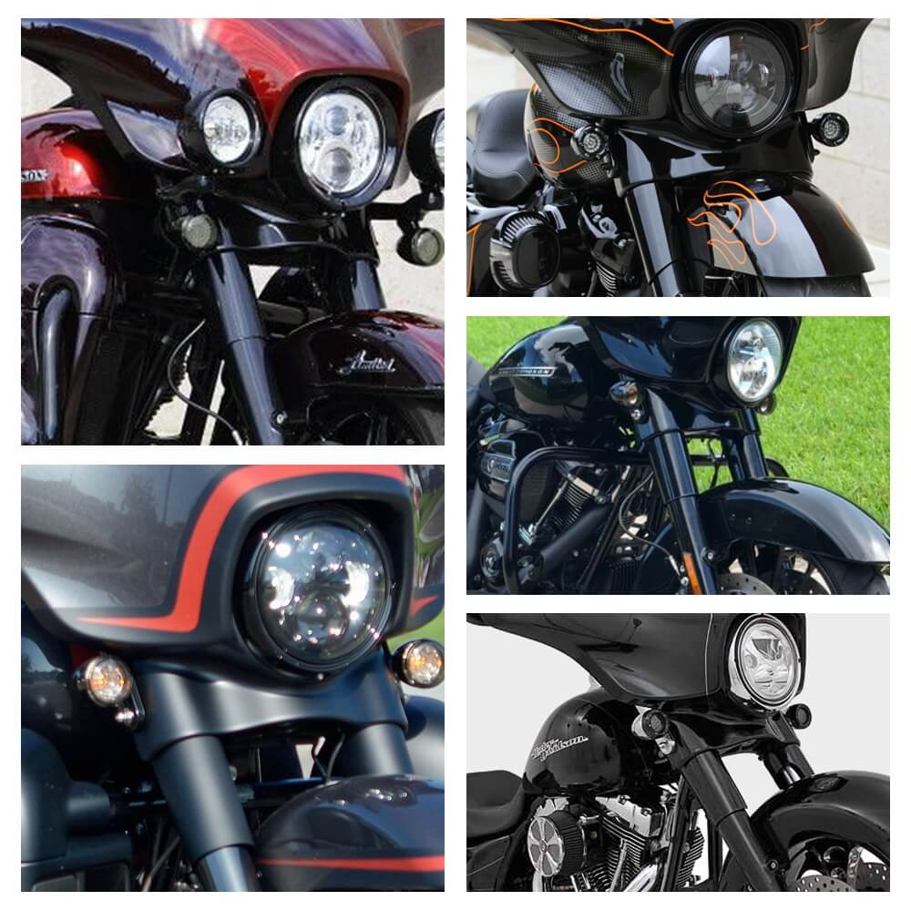 Harley 2014-2024 Touring Ultra Classic Limited Electra Glide Street Glide FLHX FHLT FLH FLHTCU Outer Fairing Skirt Batwing Lower Trim - pazoma