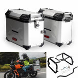HD Pan America 1250 ST Special RA1250S RA1250 Aluminum Side Top Cases Luggage Tail Box W/Mounting Plate System Bracket Inner Liner - pazoma